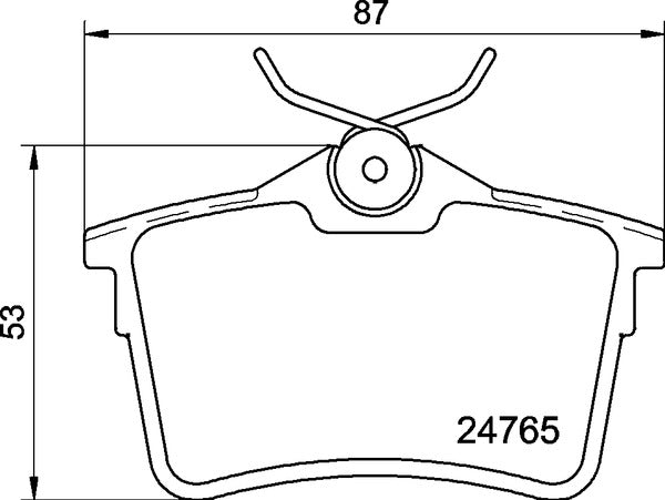 Mintex MDB2978 Brake Pad Set, disc brake