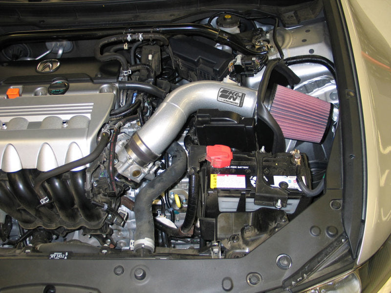 K&N Engineering K&N 09 Acura TSX 2.4L Silver Typhoon Intake
