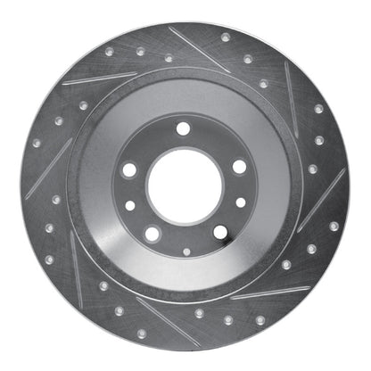 R1 Concepts R1 06-07 Mazda 6 Rear Left Drilled & Slotted Silver Brake Rotor