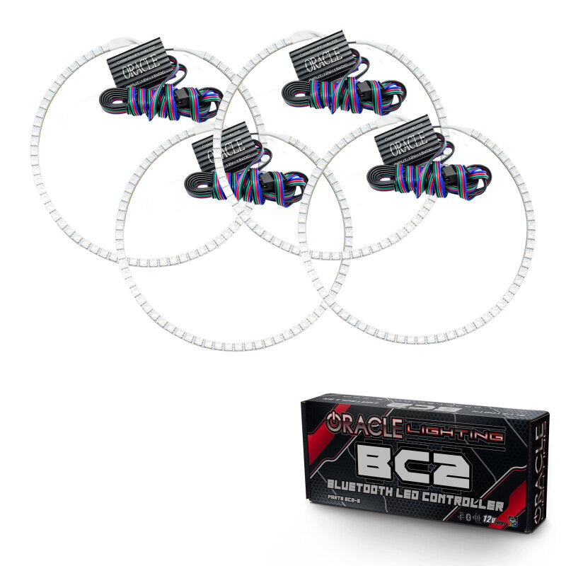 ORACLE Lighting Oracle Jeep Grand Cherokee 05-10 Halo Kit - ColorSHIFT w/ BC1 Controller