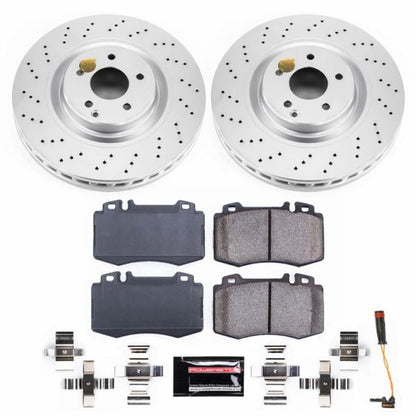 PowerStop Power Stop 03-06 Mercedes-Benz CLK500 Front Z23 Evolution Sport Coated Brake Kit