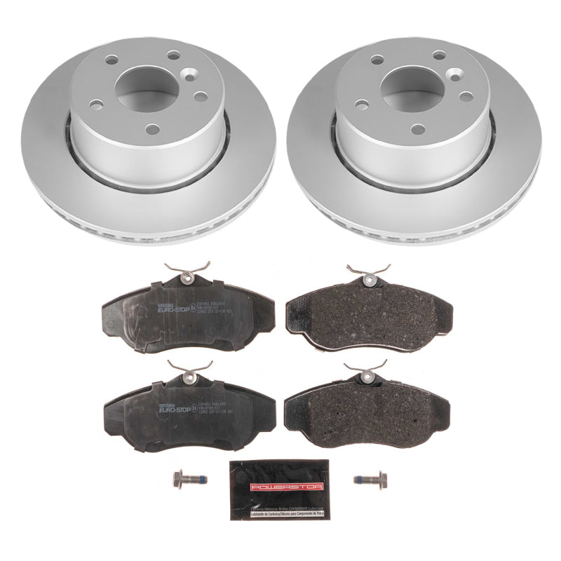 PowerStop Power Stop 99-04 Land Rover Discovery Front Euro-Stop Brake Kit
