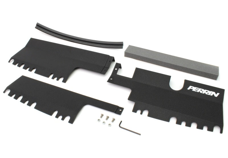 Perrin Performance PERRIN 15-21 Subaru WRX/STI Radiator Shroud (With/Without OEM Intake Scoop) - Black