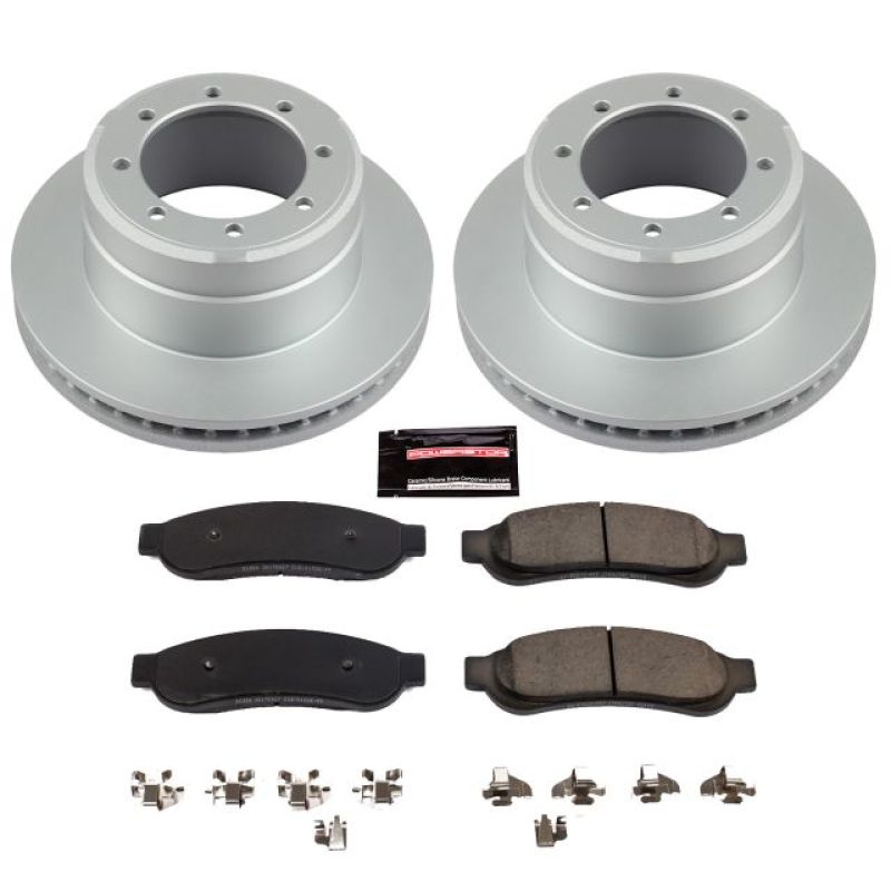PowerStop Power Stop 10-12 Ford F-350 Super Duty Rear Z17 Evolution Geomet Coated Brake Kit