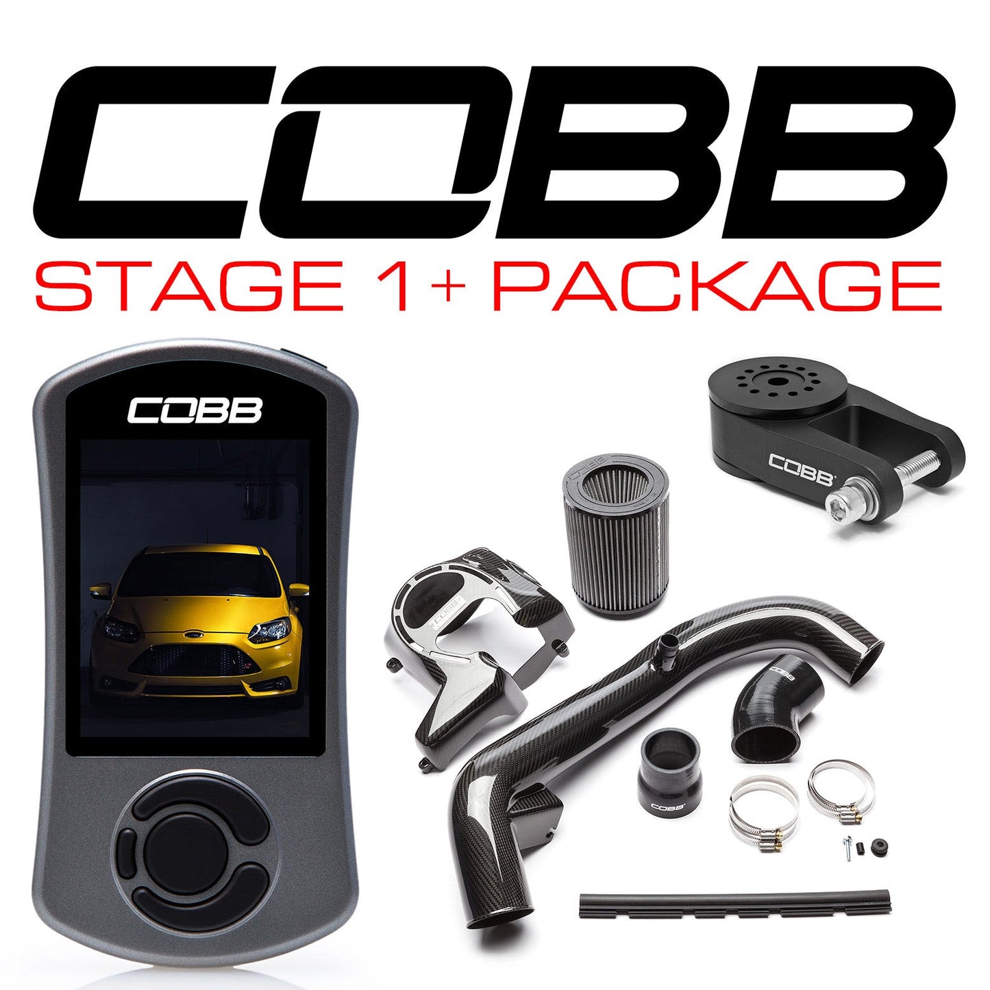 COBB FOR001FO1PCF FORD STAGE 1 + CARBON FIBER POWER PACKAGE FOCUS ST 2013-2017