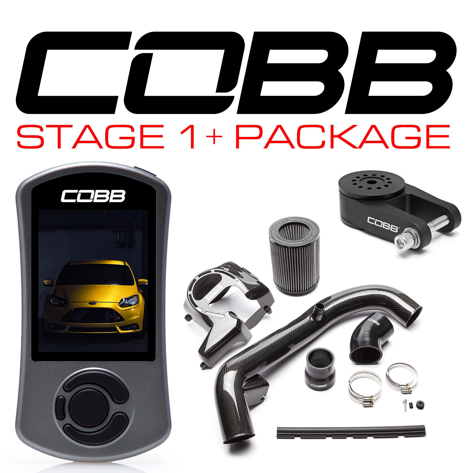COBB FOR001FO1PCF FORD STAGE 1 + CARBON FIBER POWER PACKAGE FOCUS ST 2013-2017