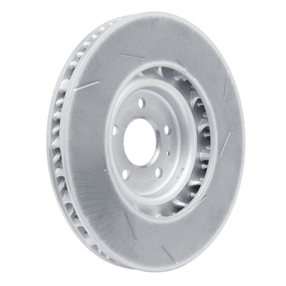DFC 15-23 Porsche Macan Left Front Slotted Hi-Carbon Alloy Geomet Coated Rotor