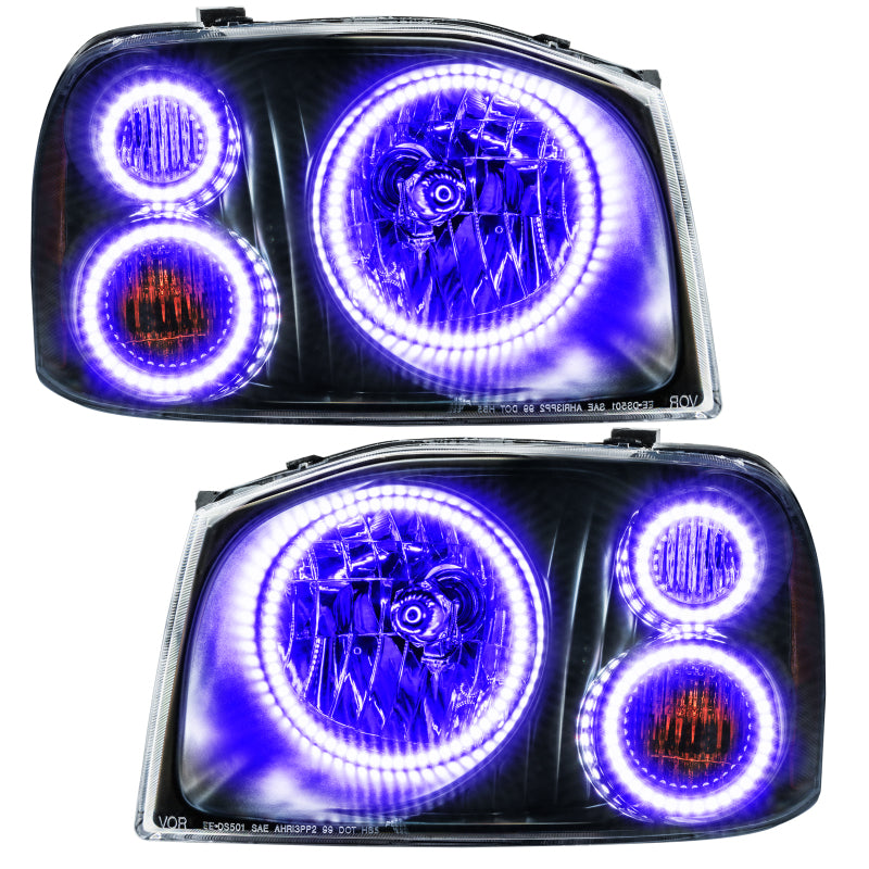 ORACLE Lighting Oracle 01-04 Nissan Frontier SMD HL - Triple Halo - ColorSHIFT