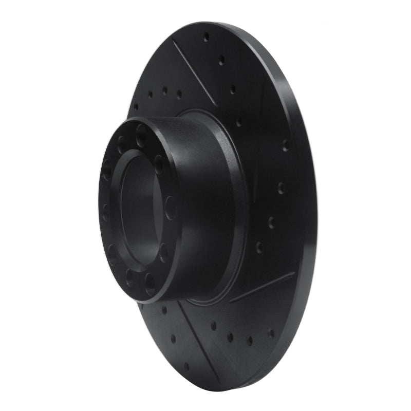 R1 Concepts R1 73-85 Mercedes-Benz 230 Front Right Drilled & Slotted Black Brake Rotor