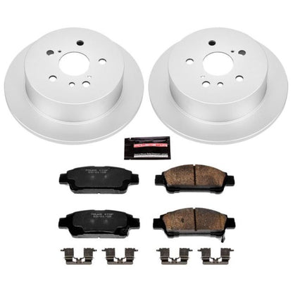 PowerStop Power Stop 04-10 Toyota Sienna Rear Z17 Evolution Geomet Coated Brake Kit