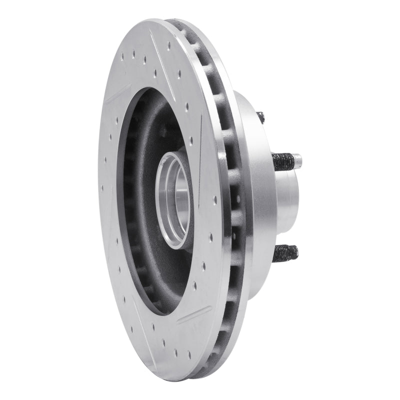 R1 Concepts R1 1983-1997 Ford Ranger (USA/Canada) Front Left Drilled & Slotted Silver Brake Rotor