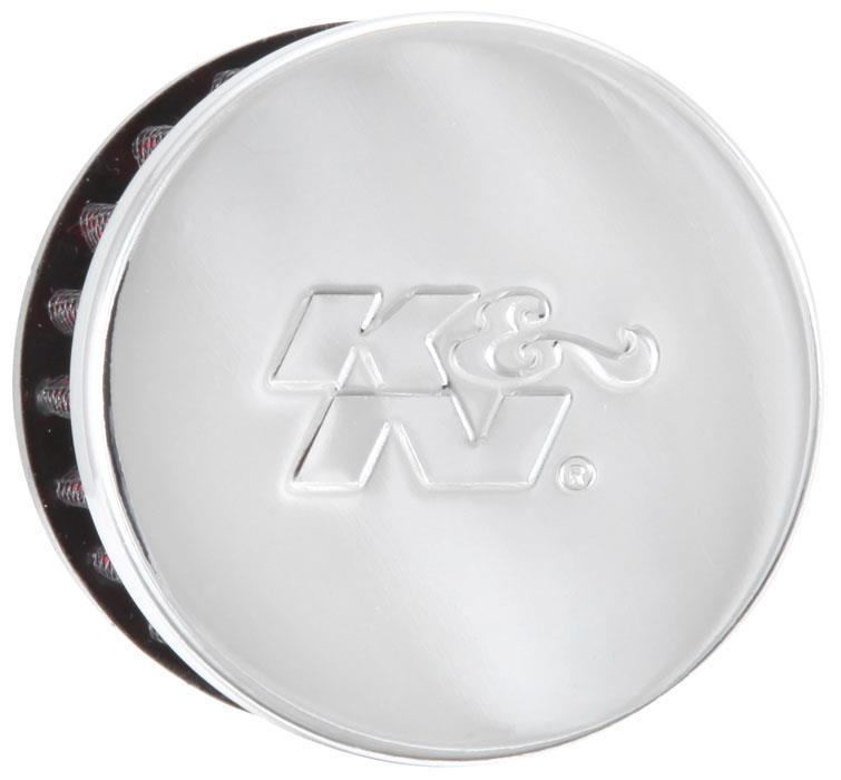 K&N Engineering K&N 1in Flange ID x 2in OD x 1.5 inch H Rubber Base Crankcase Vent Filter