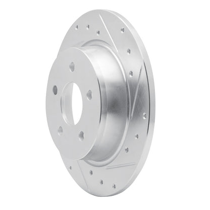 R1 Concepts R1 08-12 Renault TRAFIC (Mexico) Rear Right Drilled & Slotted Silver Brake Rotor