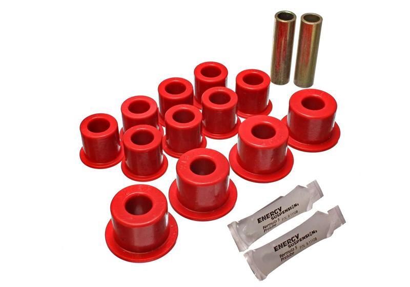 Energy Suspension 95-97 Toyota Tacoma / 89 4Runner / 89-95 Pick Up Red Rear Leaf Spring Shackle Bush