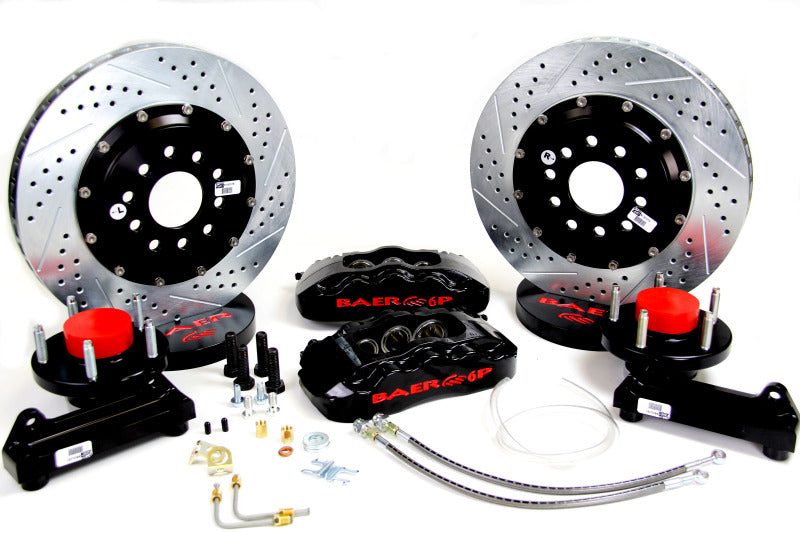 Baer Brakes 65-66 Ford Mustang 14in Pro+ Front Brake Kit-Black-