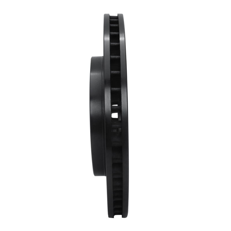 R1 Concepts R1 04-09 Lexus RX350 Front Right Drilled & Slotted Black Brake Rotor