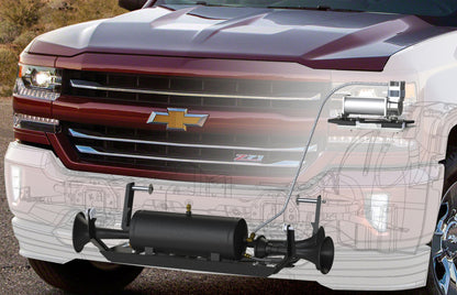 Kleinn Air Horns Kleinn 07-13 Chevrolet Silverado/ Sierra Onboard Air System w/ Model 230 Horns