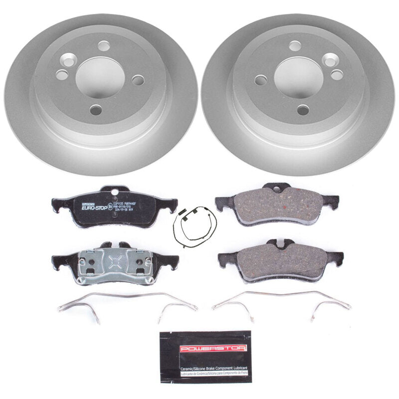 PowerStop Power Stop 02-06 Mini Cooper Rear Euro-Stop Brake Kit