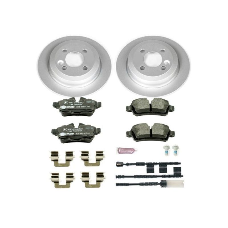 PowerStop Power Stop 11-16 Mini Cooper Rear Euro-Stop Brake Kit