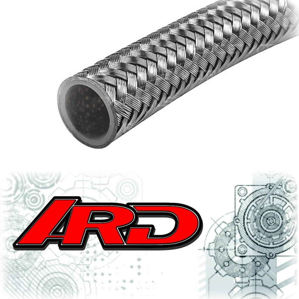 ARD AR0725-4-M TEFLON HOSE, STAINLESS STEEL AN4