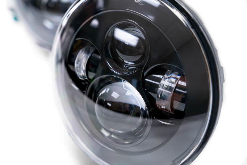 DV8 Offroad 07-18 Jeep Wrangler JK LED Projector Headlights w/ Angel Eyes