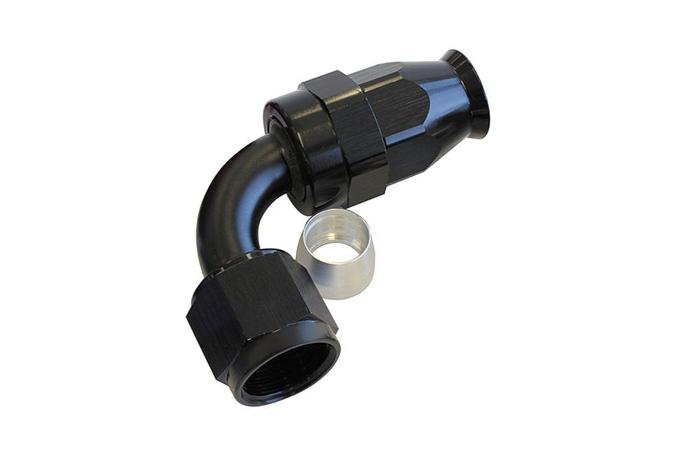 ARD ARTP6001-9008-BLK FITTING PTFE HOSE ENDS, AN8 90° DEGREE BLACK