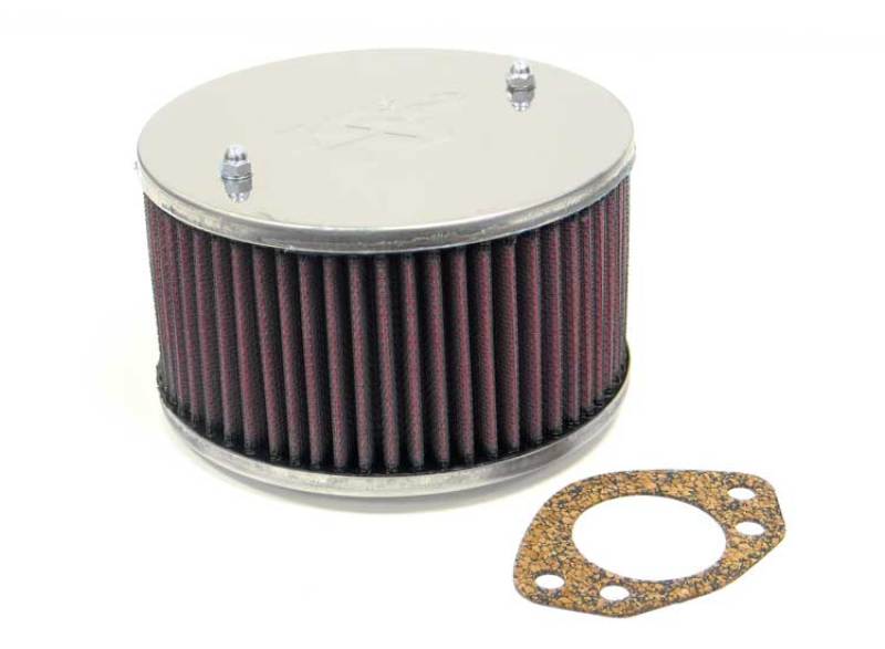 K&N Engineering K&N Universal Custom Air Filter - Round 1.625in Flange / 1.625in ID / 2.75in Overall Height