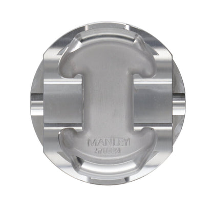 Manley Performance Manley Ford 3.7L Cyclone V6 3.76in Bore 9.5:1 Comp Ratio -5.0cc Dish Platinum Piston - Single