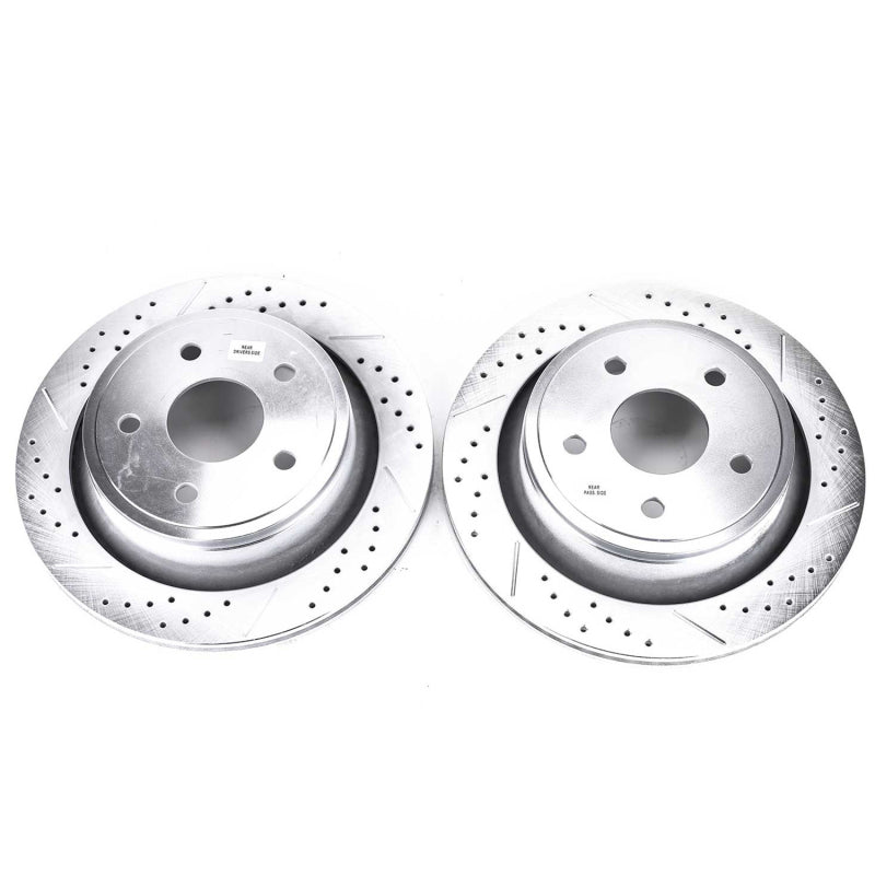 PowerStop Power Stop 07-09 Chrysler Aspen Rear Evolution Drilled & Slotted Rotors - Pair