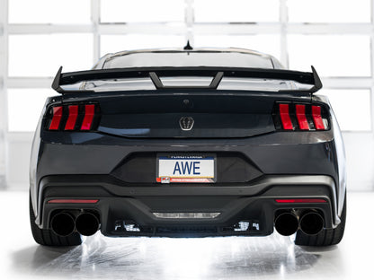 AWE Tuning AWE 2024 Ford Mustang Dark Horse S650 RWD Track Edition Cat-Back Exhaust w/ Quad Diamond Black Tips