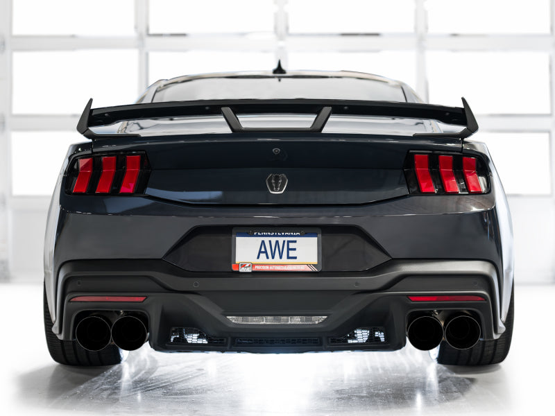 AWE Tuning AWE 2024 Ford Mustang Dark Horse S650 RWD SwitchPath Cat-Back Exhaust w/ Quad Diamond Black Tips