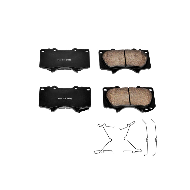 PowerStop Power Stop 10-19 Lexus GX460 Front Z17 Evolution Ceramic Brake Pads w/Hardware