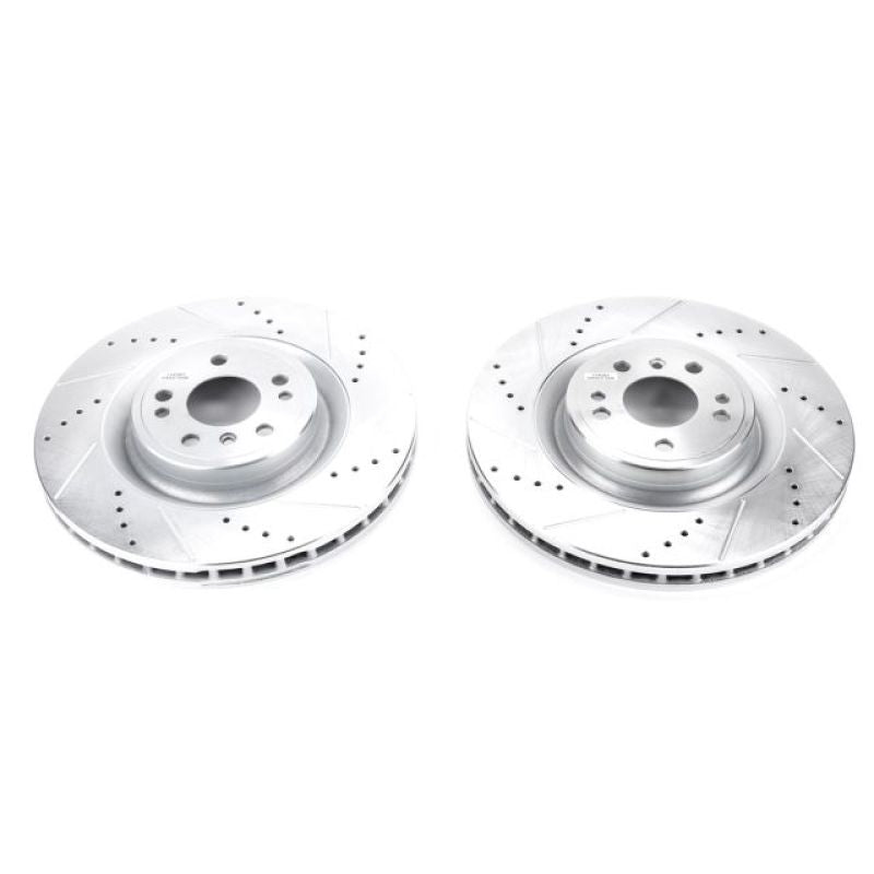 PowerStop Power Stop 16-17 Mercedes-Benz GLE300d Front Evolution Drilled & Slotted Rotors - Pair