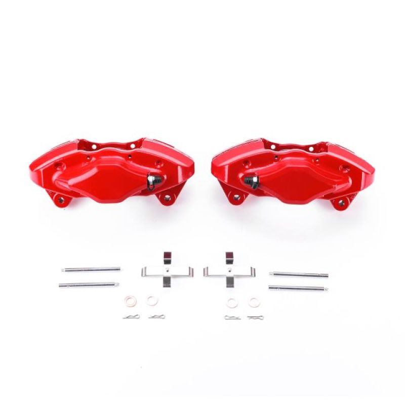 PowerStop Power Stop 08-14 Subaru Impreza Rear Red Calipers w/o Brackets - Pair