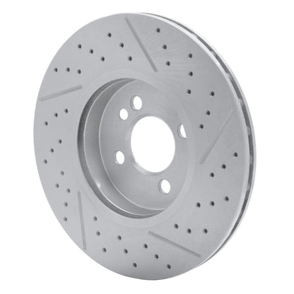 DFC 07-15 Mini Cooper Clubman Front Drilled and Slotted Brake Rotor