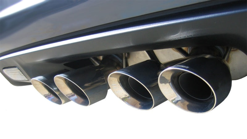 CORSA Performance Corsa 06-11 Chevrolet Corvette C6 Z06/ZR1 Sport Cat-Back Dual Rear Exit w/ Twin 4.0in Black Tips