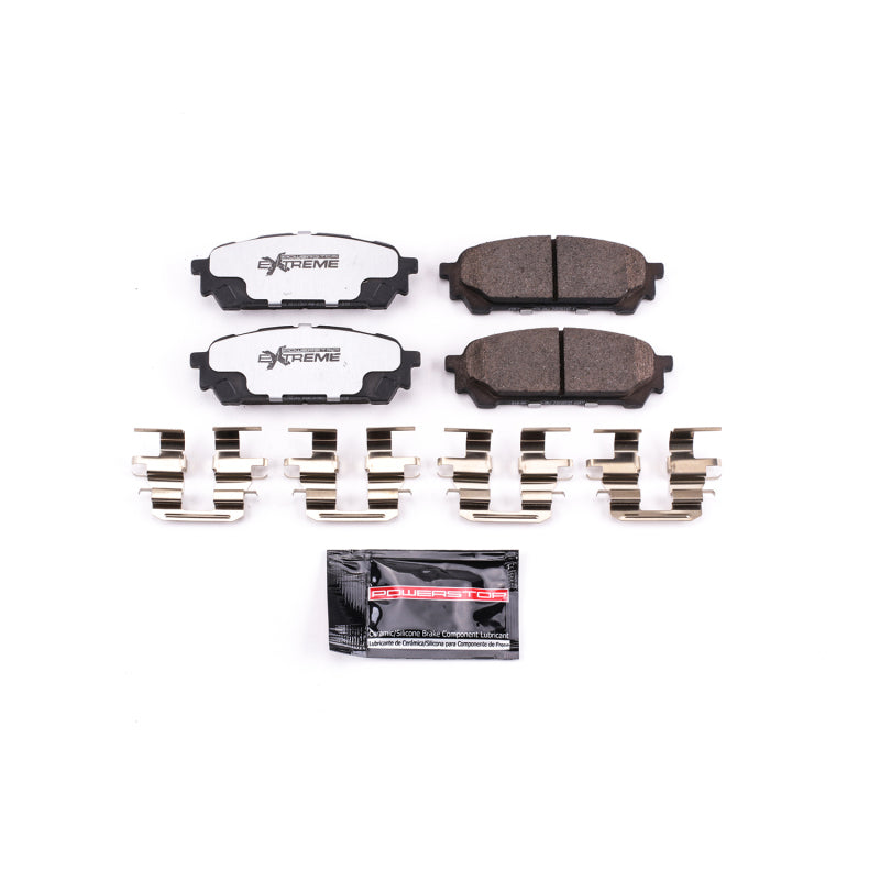 PowerStop Power Stop 05-06 Saab 9-2X Rear Z26 Extreme Street Brake Pads w/Hardware