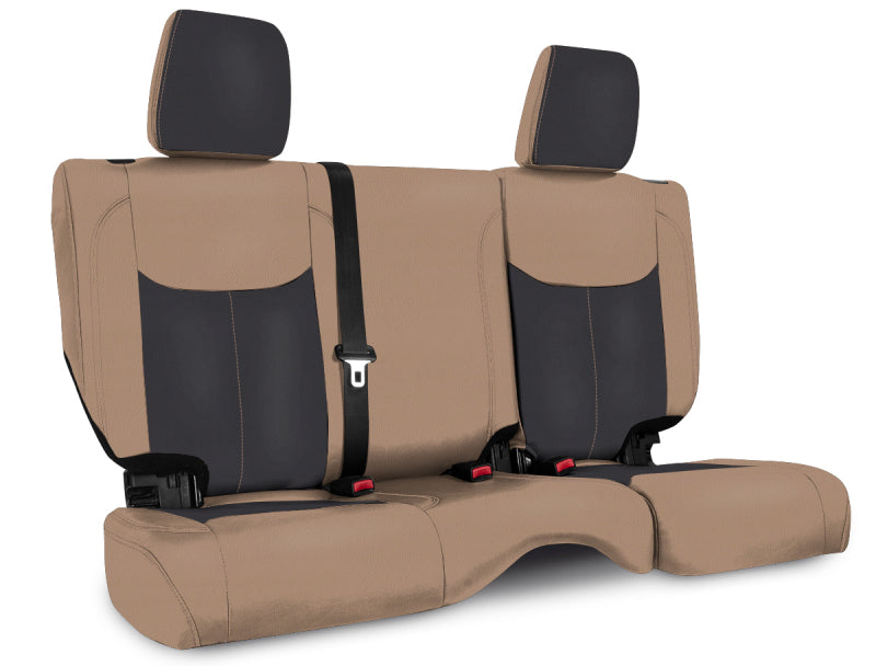PRP Seats PRP 13-18 Jeep Wrangler JKU Rear Seat Cover/4 door - Black/Tan