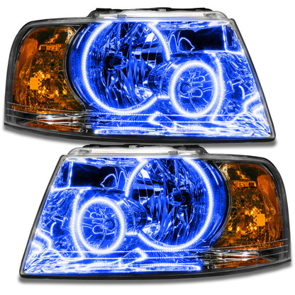 ORACLE Lighting Oracle 03-06 Ford Expedition SMD HL - Chrome - ColorSHIFT w/ Simple Controller