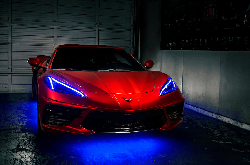 ORACLE Lighting Oracle 20-21 Chevy Corvette C8 RGB+A Headlight DRL Kit - ColorSHIFT w/ Simple Controller