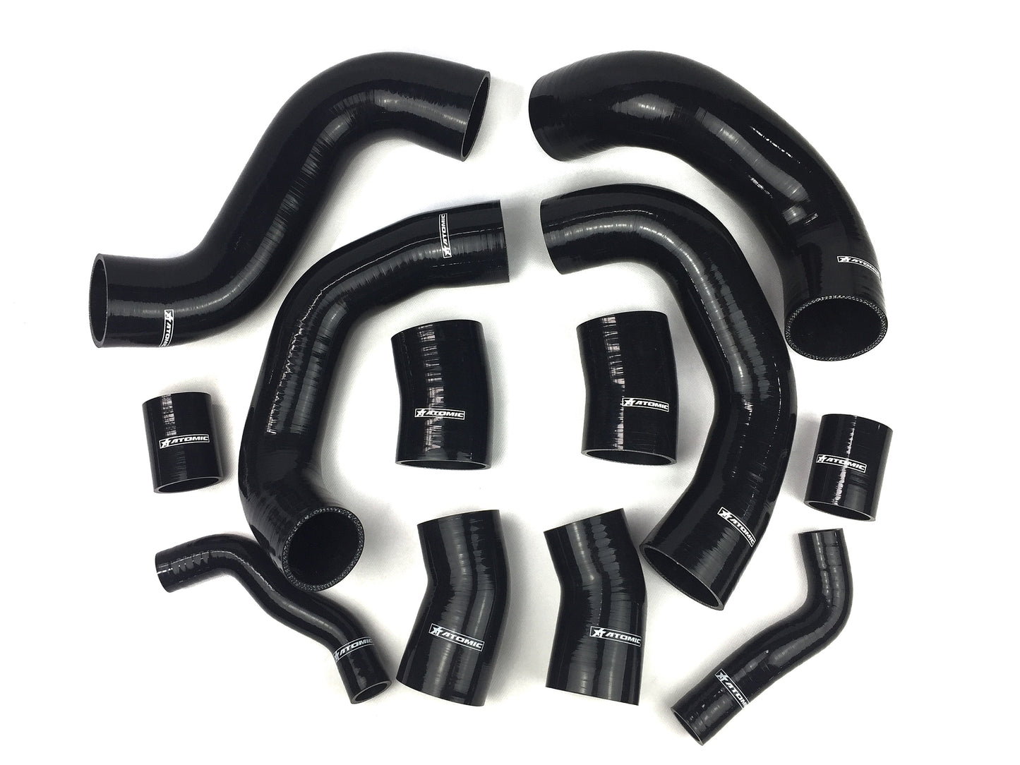 ARD N16 INTERCOOLER HOSE KIT FOR NISSAN R35 GT-R (BLACK)