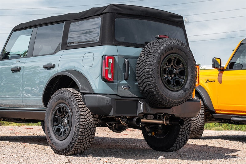 CORSA Performance Corsa 21-25 Ford Bronco 2.7L 4-Door 2.75in Cat-Back Dual Rear Exhaust w/4in Straight-Cut Polish Tips