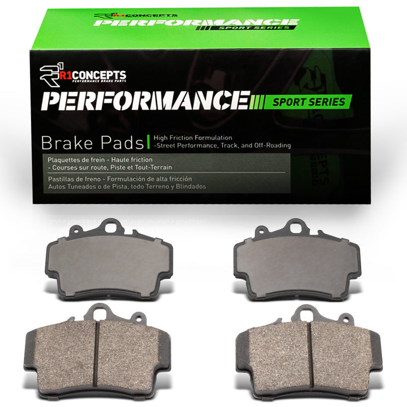R1 Concepts R1 97-08 Porsche Cayman Front Performance Sport Brake Pads