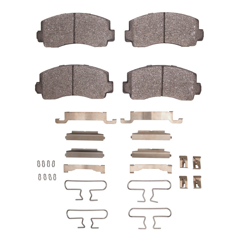 DFC 79-87 Dodge Ram 50 Front 5000 Advanced Semi Metallic Brake Pads and Hardware Kit
