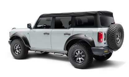 N-Fab Nerf Step 2021 Ford Bronco (4 Door) - Gloss Black - SRW - 3in