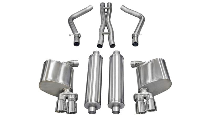 CORSA Performance Corsa 2011-2014 Dodge Charger R/T 5.7L V8 Polished Xtreme Cat-Back Exhaust