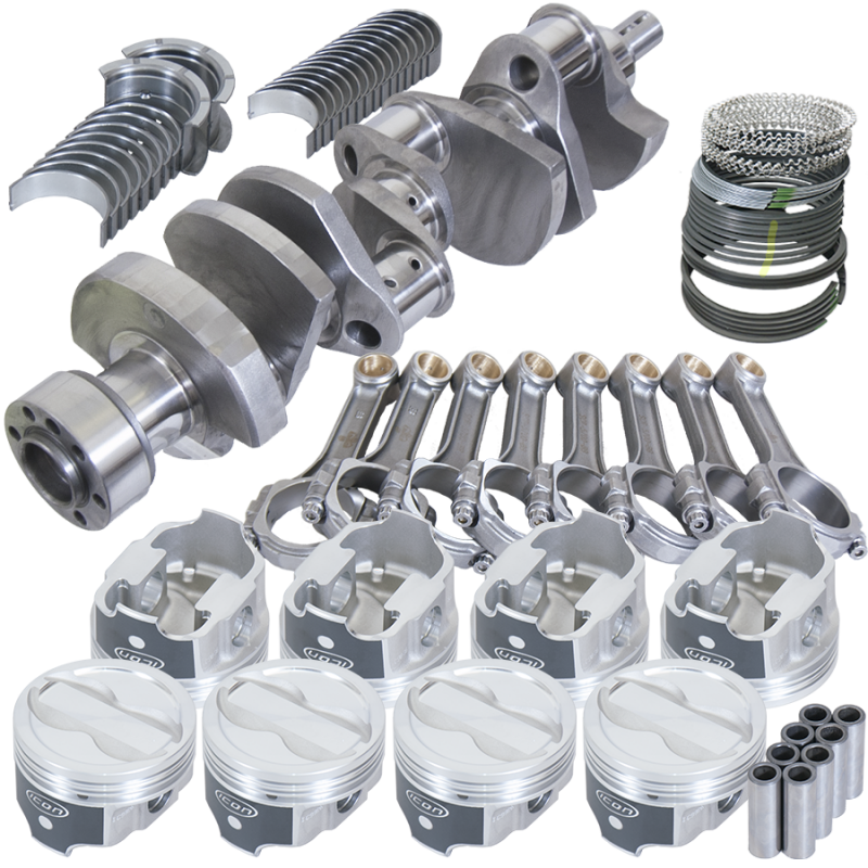 Eagle Chevy LT1350 1Pc 3.750in Crank 5.700in I-Beam Rods -18cc 4.030in Pistons Rotating Assembly