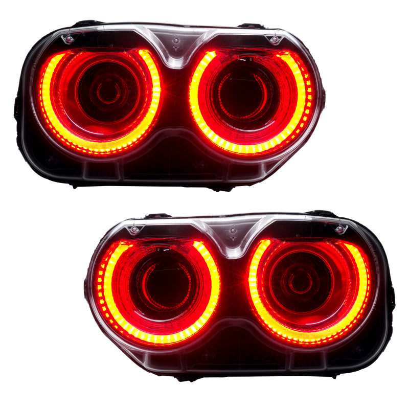 ORACLE Lighting Oracle Dodge Challenger 15-21 Halo Kit - ColorSHIFT w/ 2.0 Controller