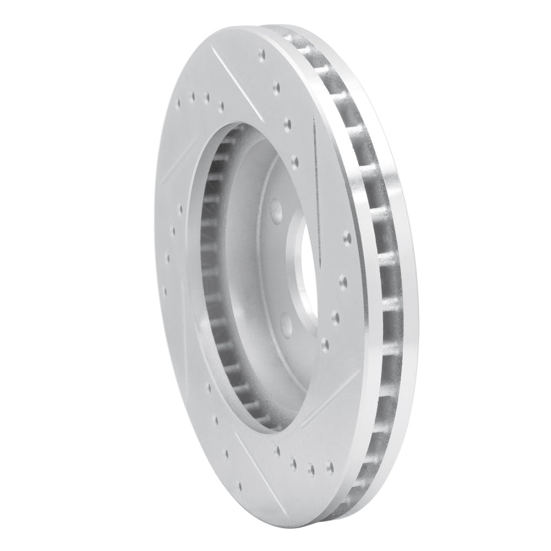 R1 Concepts R1 01-07 Buick Rendezvous Front Left Drilled & Slotted Silver Brake Rotor