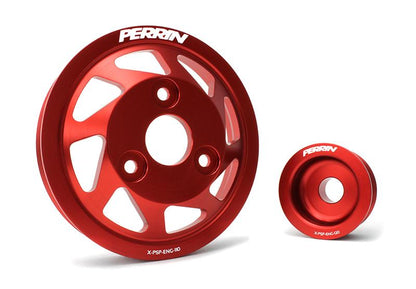 Perrin Performance PERRIN 15-21 Subaru WRX / 18-20 Crosstrek / 14-18 FXT Lightweight Water Pump Pulley - Blk
